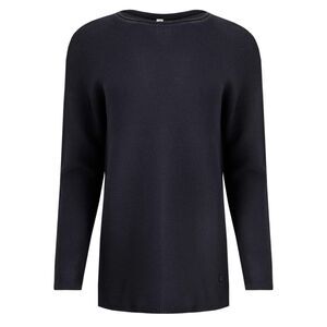 Weird Fish Womens/Ladies Dalla Knitted Crew Neck Sweater / Dark Navy